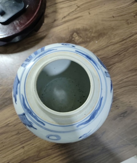 古玩陶瓷青花狀元出行圖罐真品鑒賞圖
