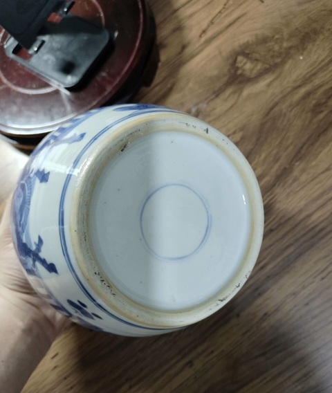 古玩陶瓷青花狀元出行圖罐真品鑒賞圖