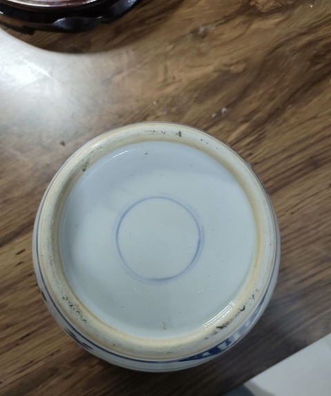 古玩陶瓷青花狀元出行圖罐真品鑒賞圖
