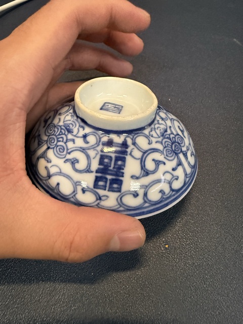 古玩陶瓷青花蓋子真品鑒賞圖
