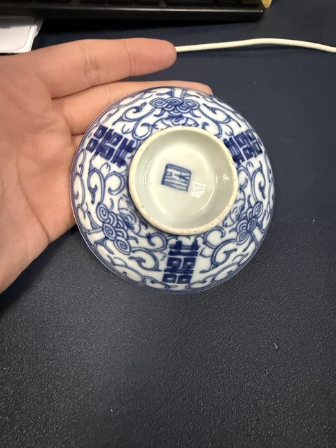 古玩陶瓷青花蓋子真品鑒賞圖