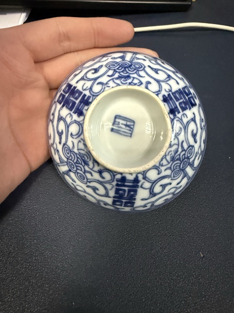 古玩陶瓷青花蓋子真品鑒賞圖