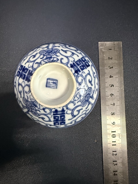 古玩陶瓷青花蓋子真品鑒賞圖