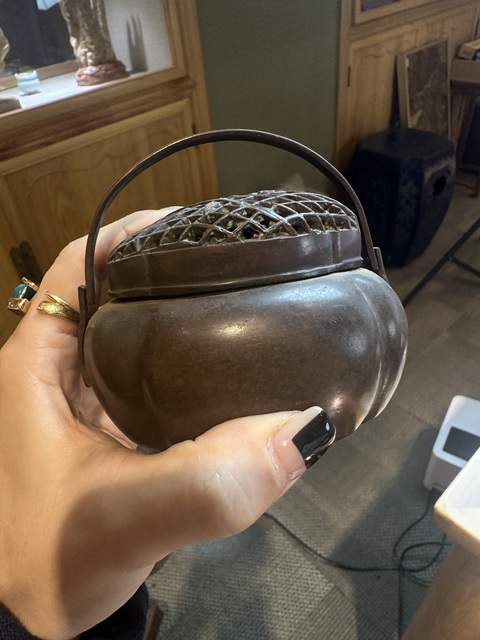 古玩銅器手爐真品鑒賞圖