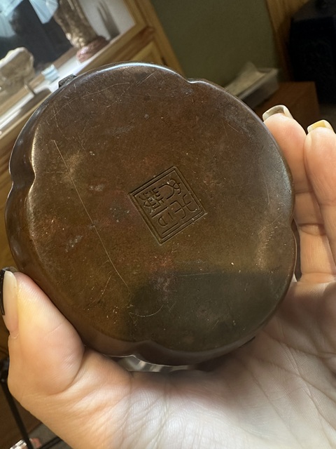 古玩銅器手爐真品鑒賞圖