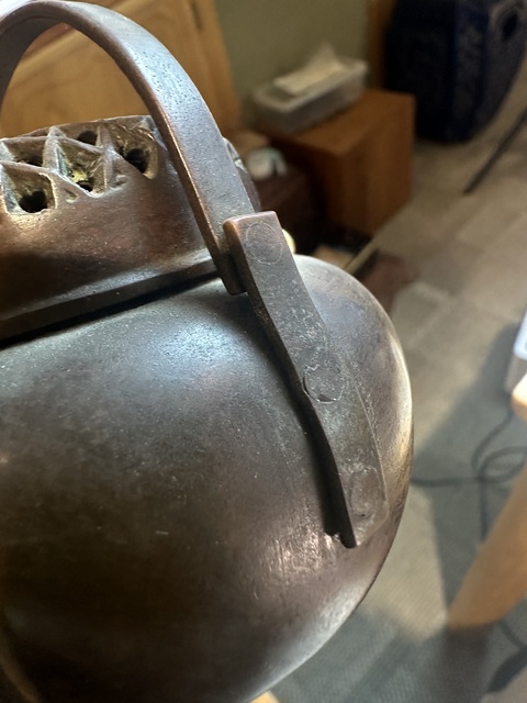 古玩銅器手爐真品鑒賞圖