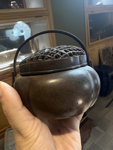 古玩銅器手爐真品鑒賞圖