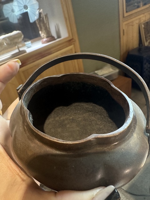 古玩銅器手爐真品鑒賞圖