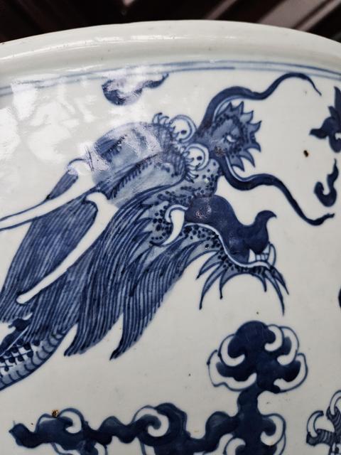 古玩陶瓷青花龍紋香爐真品鑒賞圖