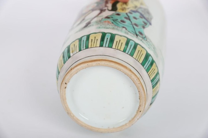 古玩陶瓷五彩瓶真品鑒賞圖