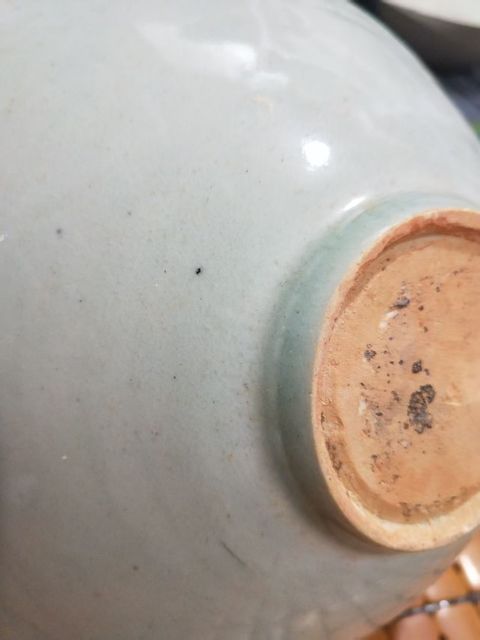 古玩陶瓷湖田窯青白釉刻花葵口碗真品鑒賞圖