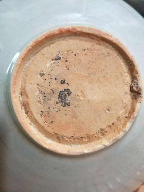 古玩陶瓷湖田窯青白釉刻花葵口碗真品鑒賞圖