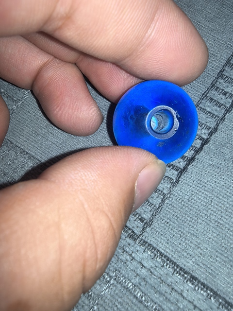 古玩玉器寶石藍琉璃帽頂真品鑒賞圖
