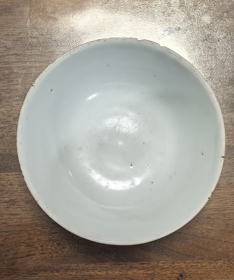 古玩陶瓷明中期甜白釉墩式碗拍賣,當前價格2200元