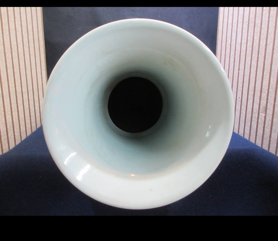 古玩陶瓷天圓地方棒槌瓶真品鑒賞圖