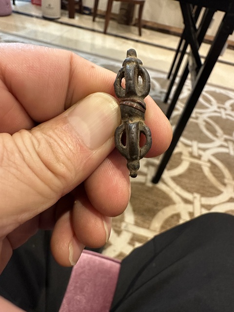 古玩銅器鐵杵真品鑒賞圖