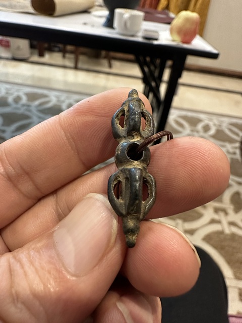 古玩銅器鐵杵真品鑒賞圖