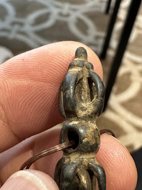 古玩銅器鐵杵真品鑒賞圖