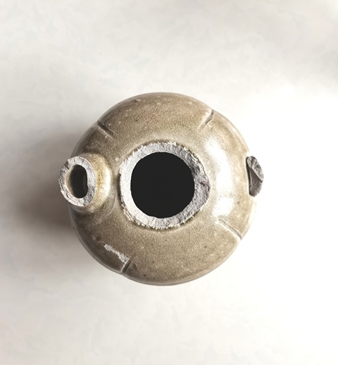 古玩陶瓷岳州窯青釉執壺真品鑒賞圖