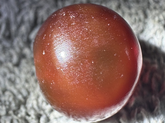古玩玉器老瑪瑙珠真品鑒賞圖