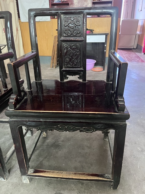 古玩雜項扶手椅真品鑒賞圖