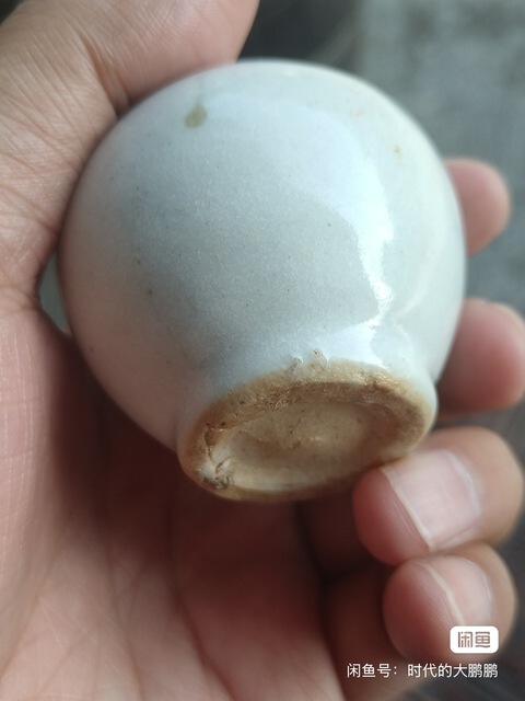 古玩陶瓷白釉小罐真品鑒賞圖