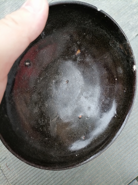 古玩陶瓷黑釉碗真品鑒賞圖