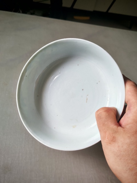 古玩陶瓷青花蓮池鴛鴦紋蓋碗拍賣,當前價格398元