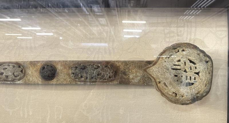 古玩玉器做舊仿古“玉如意”真品鑒賞圖