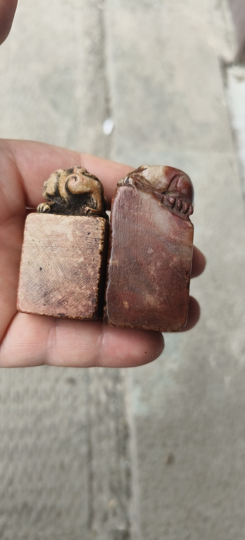 古玩玉器壽山石雕“獸鈕印”真品鑒賞圖