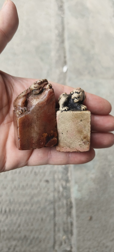 古玩玉器壽山石雕“獸鈕印”真品鑒賞圖