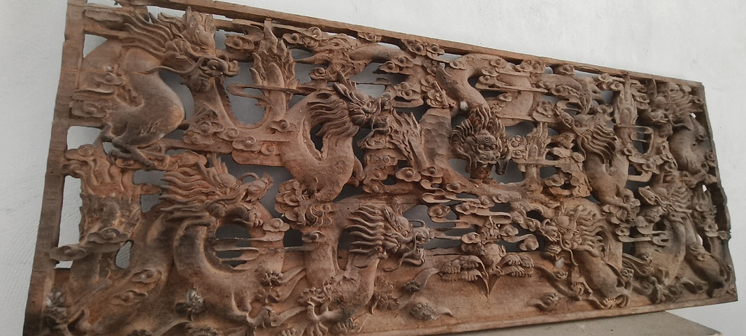 古玩雜項(xiàng)木雕花真品鑒賞圖