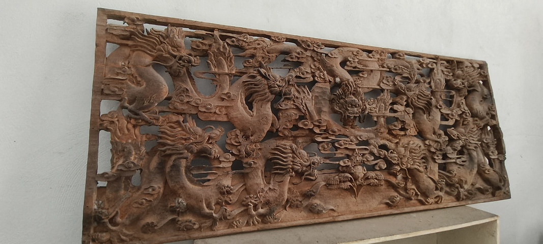 古玩雜項(xiàng)木雕花真品鑒賞圖