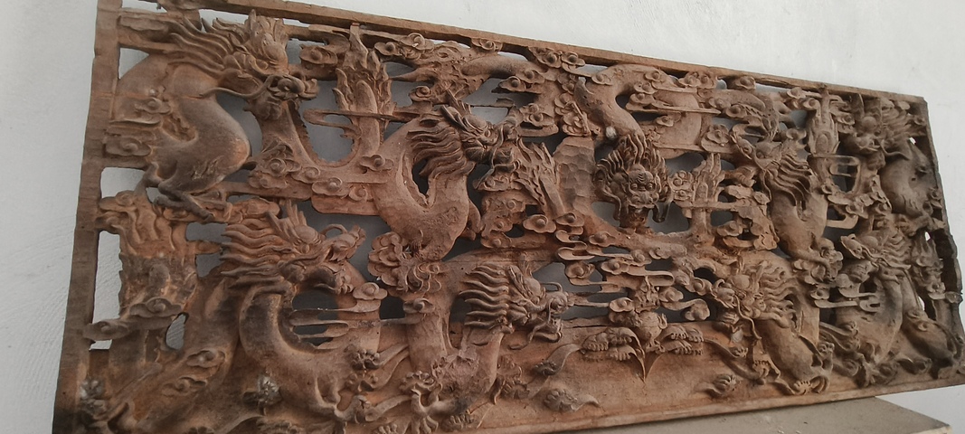 古玩雜項(xiàng)木雕花真品鑒賞圖