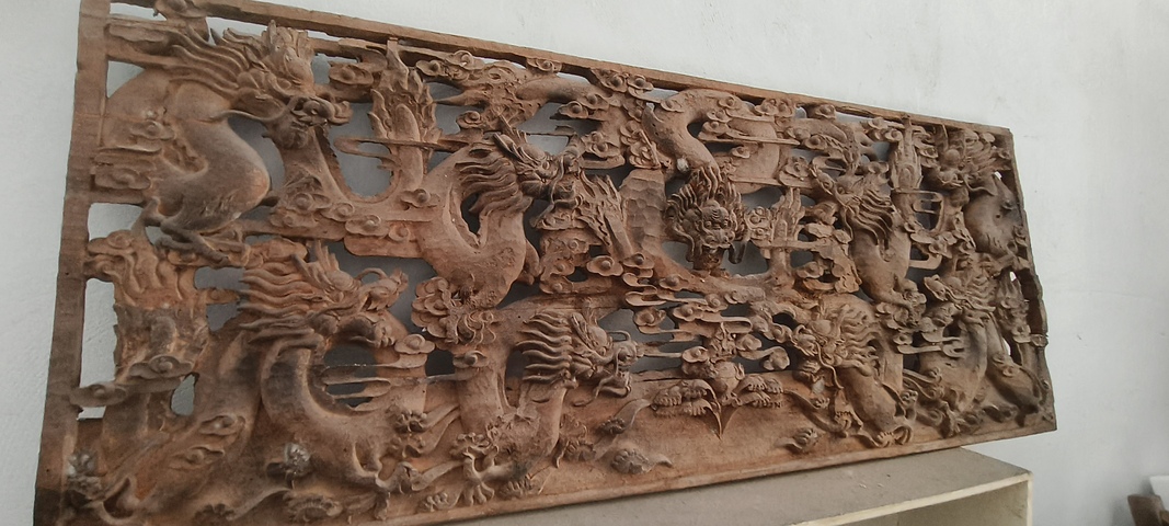 古玩雜項(xiàng)木雕花真品鑒賞圖