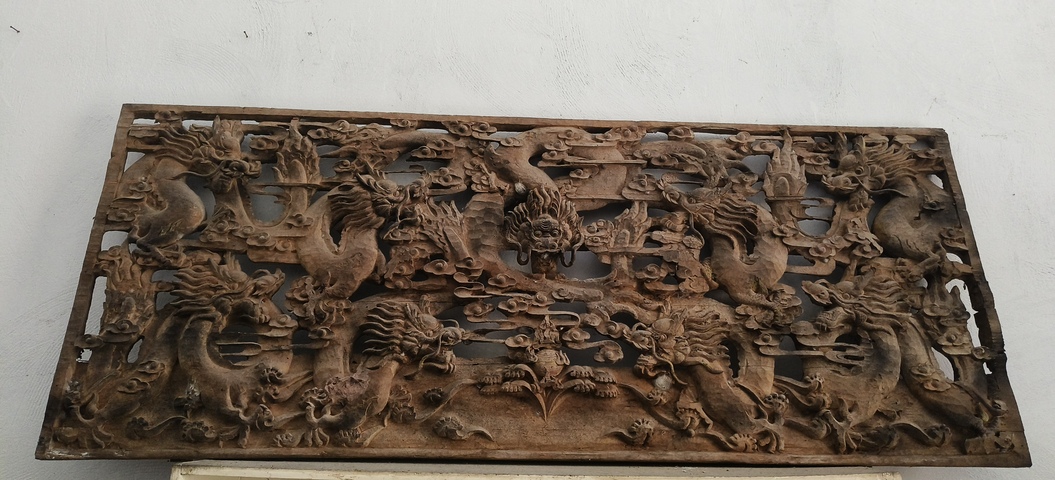 古玩雜項(xiàng)木雕花真品鑒賞圖
