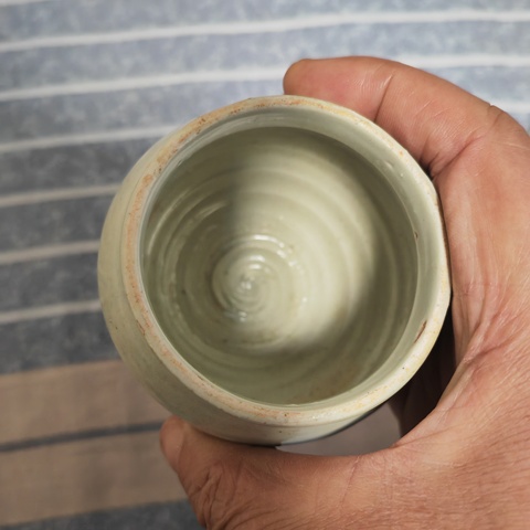 古玩陶瓷青白釉罐真品鑒賞圖