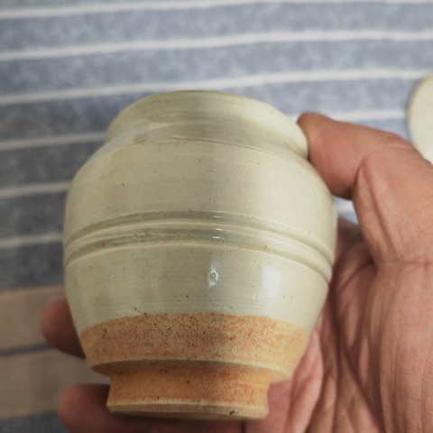 古玩陶瓷青白釉罐真品鑒賞圖