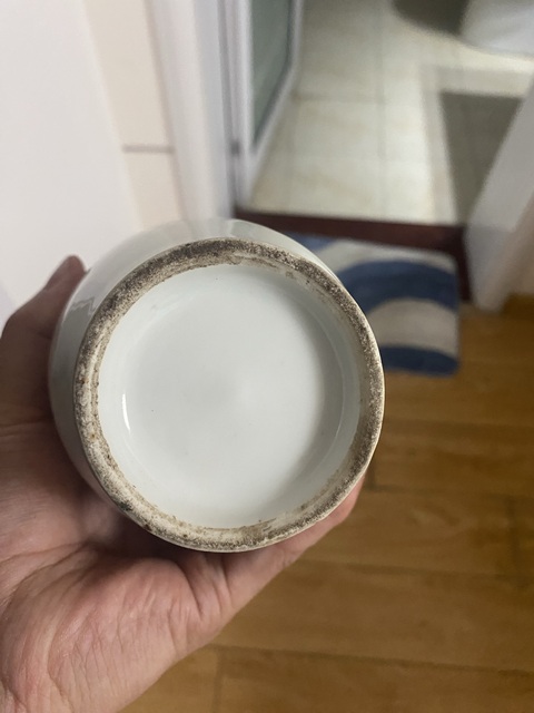 古玩陶瓷民國粉彩博古圖瓶真品鑒賞圖