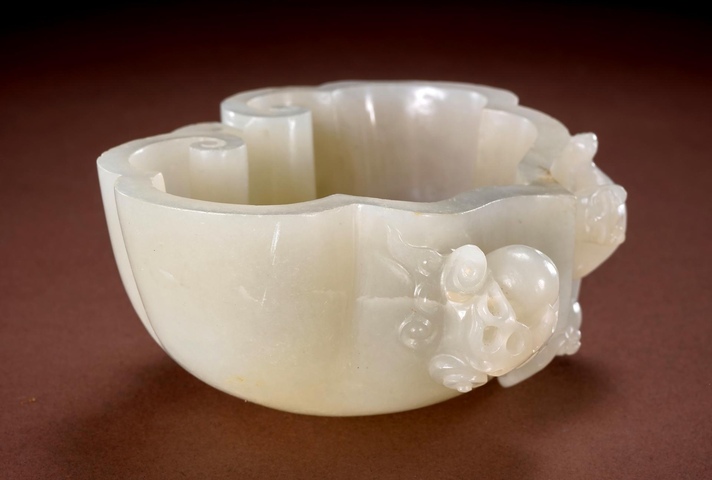 古玩玉器筆洗真品鑒賞圖