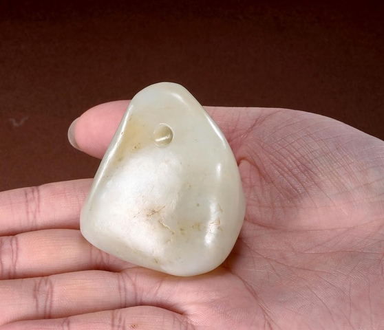 古玩玉器籽料吊墜真品鑒賞圖