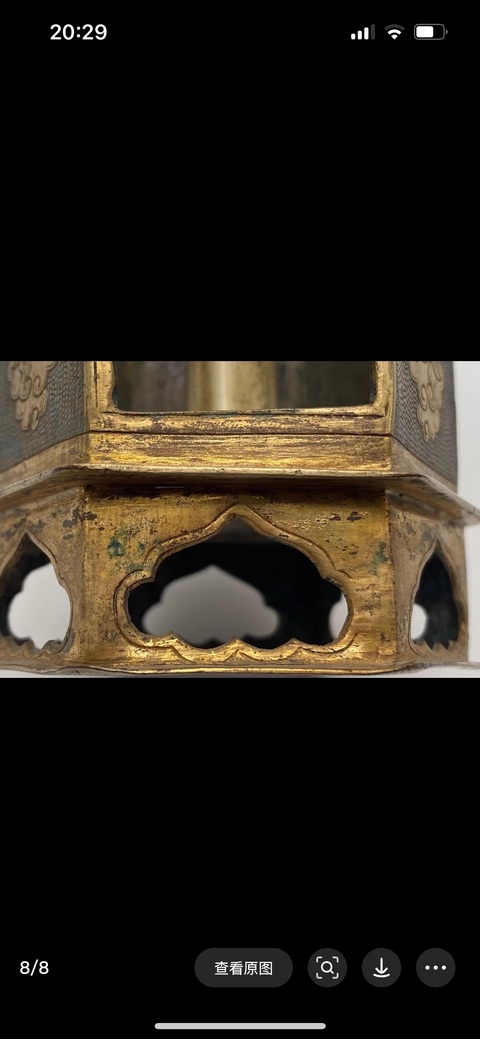 古玩雜項佛龕真品鑒賞圖
