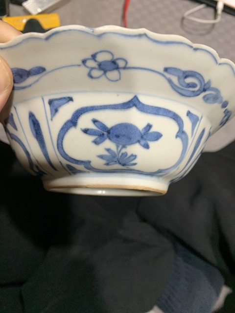 古玩陶瓷日本明治青花飛黃騰達(dá)紋盤(pán)真品鑒賞圖