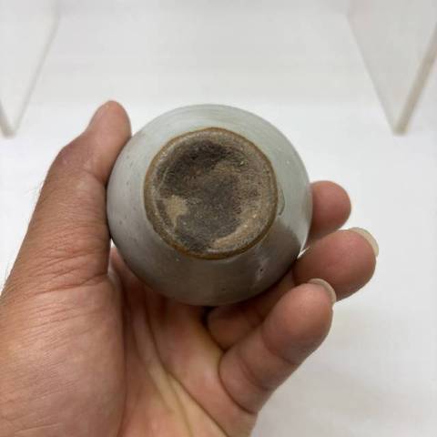 古玩陶瓷李朝早期青釉罐，平臺(tái)不允許估價(jià)真品鑒賞圖