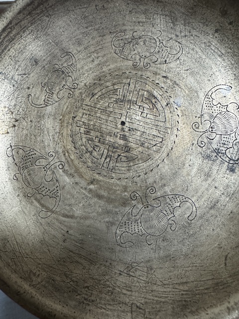 古玩銅器銅盤真品鑒賞圖