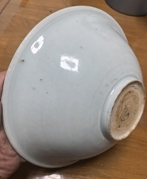 古玩陶瓷青白釉劃花碗真品鑒賞圖