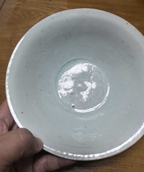 古玩陶瓷南宋湖田窯刻花碗真品鑒賞圖