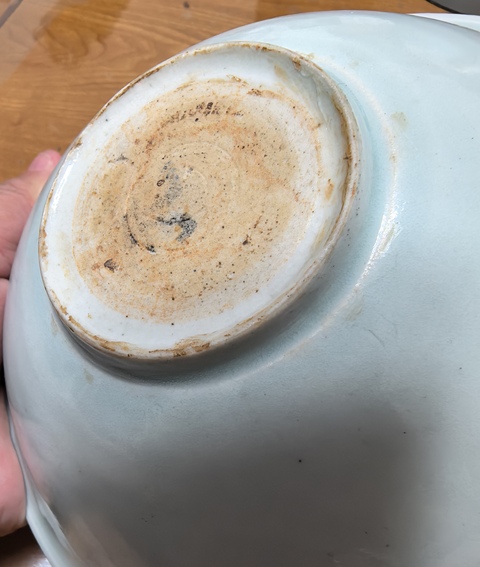 古玩陶瓷青白釉劃花碗真品鑒賞圖