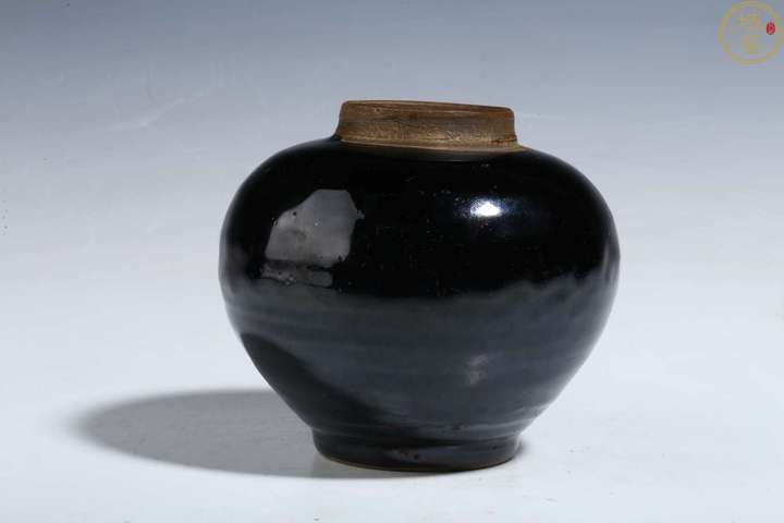 古玩陶瓷清早期·黑釉罐拍賣，當前價格2600元