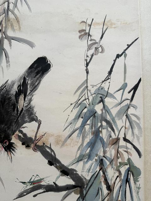 古玩字畫(huà)程璋款花鳥(niǎo)真品鑒賞圖